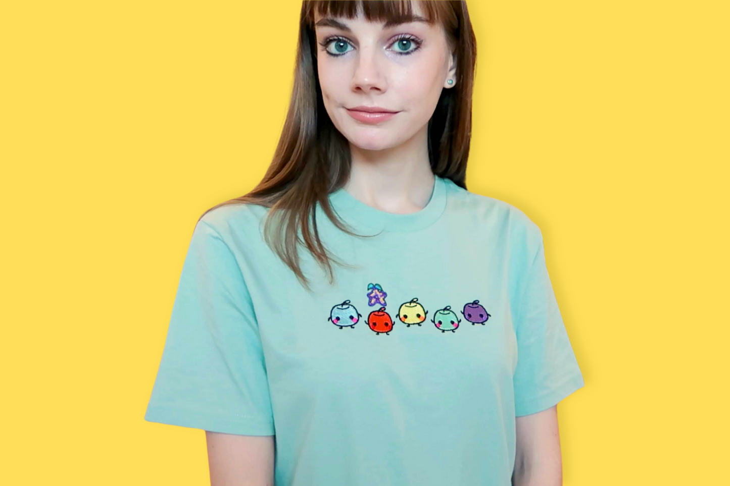 Stardew Valley Junimo Embroidered T-shirt