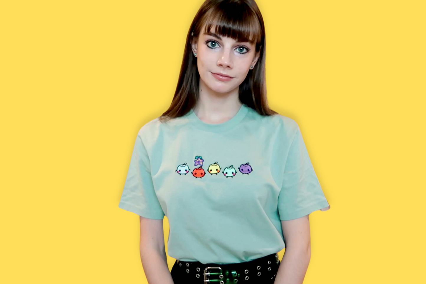 Stardew Valley Junimo Embroidered T-shirt