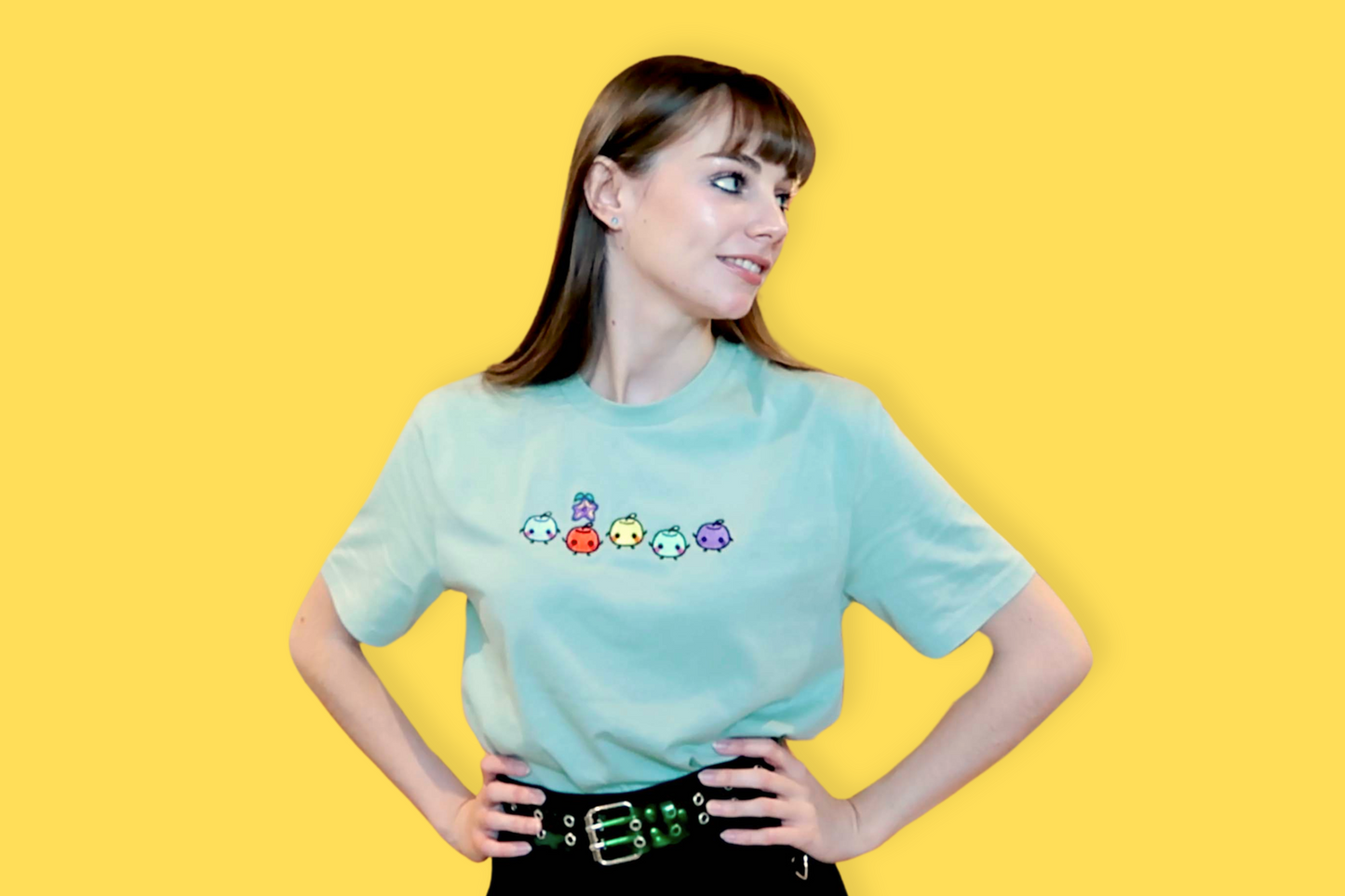 Stardew Valley Junimo Embroidered T-shirt