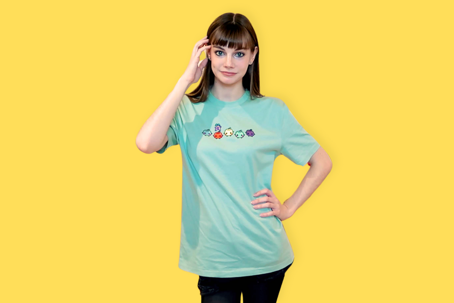 Stardew Valley Junimo Embroidered T-shirt