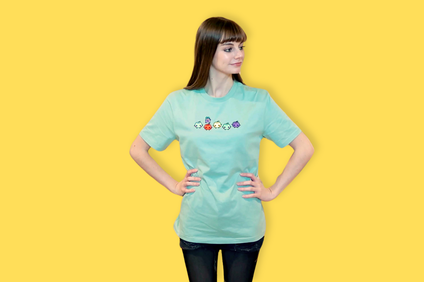 Stardew Valley Junimo Embroidered T-shirt