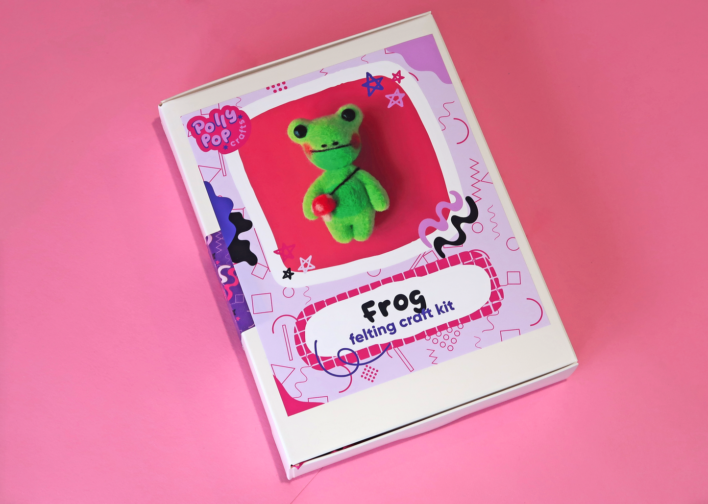 Frog Needle Felting Kit