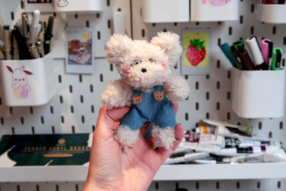 Dungarees Bear Moru Doll Craft Kit