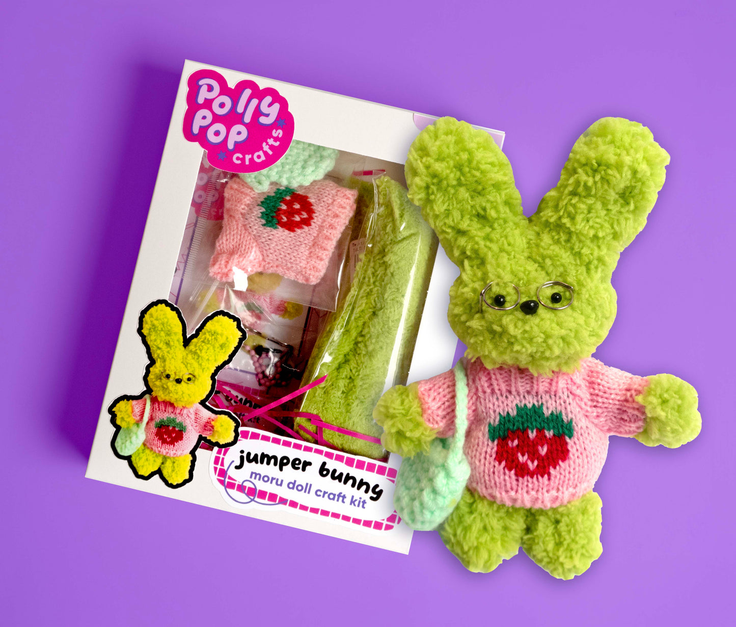 Bunny Rabbit Moru Doll Craft Kit