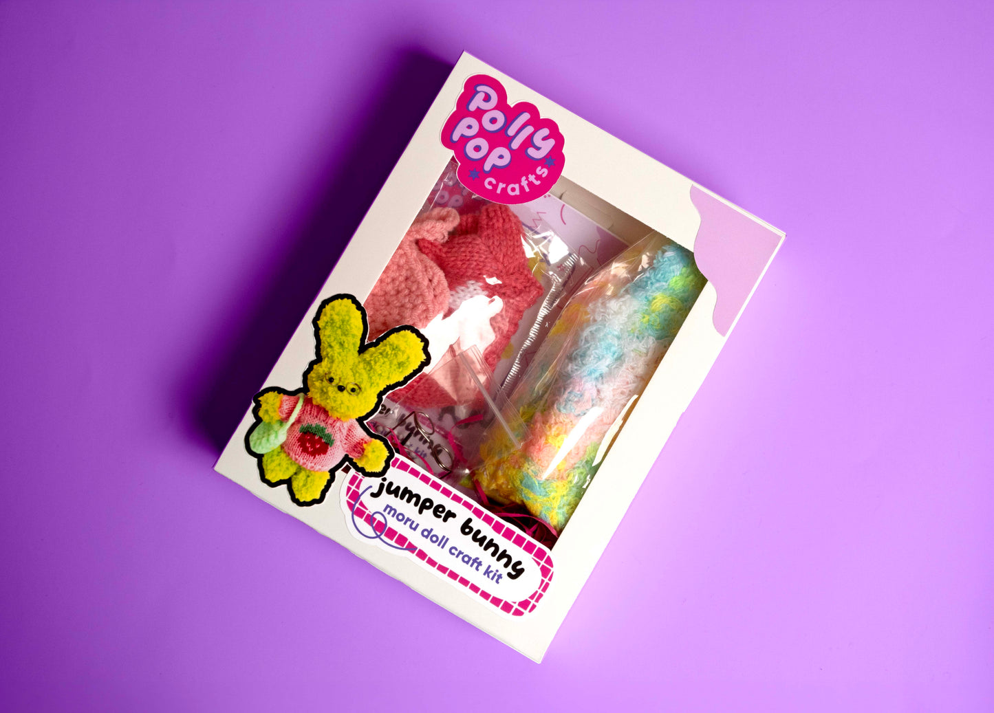 Bunny Rabbit Moru Doll Craft Kit